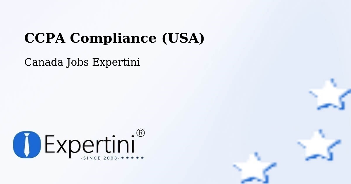 CCPA Privacy Rights & Compliance Notice – Grande Digue - Canada Jobs Expertini